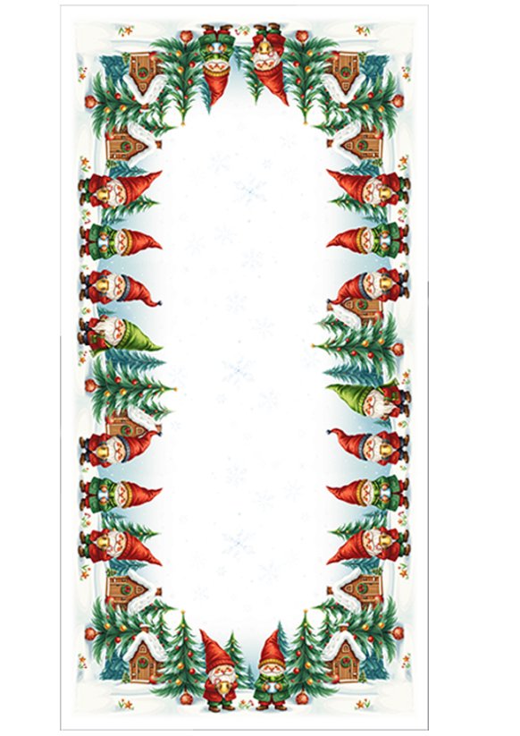 Vánoční ubrus Skřítci