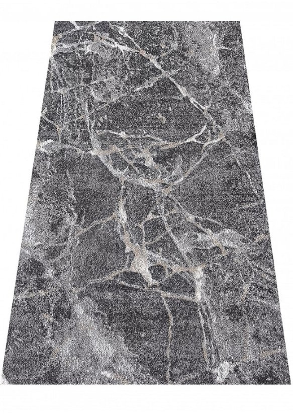 Moderní kusový koberec, o velikosti 60x100cm v šedé barvě.