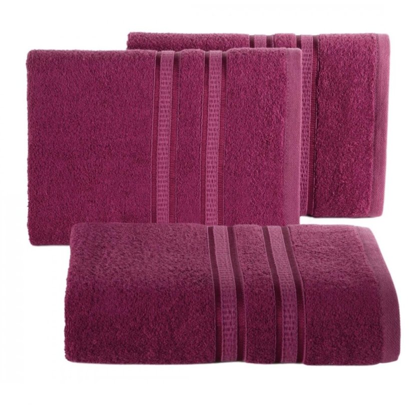 Bamboo ručník Mila 50x90cm - amarant savý