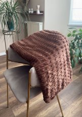 Mikroplyšová deka 220x200cm Viola - hnědá jednobarevná Mikroplyšová deka 220x200cm Viola - hnědá jednobarevná