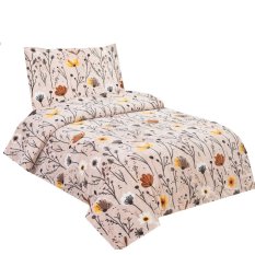 Mikroplyšové povlečení 140x200 + 70x90cm - Valentina na bílém pozadí