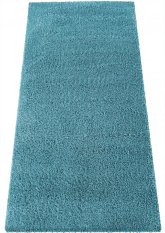 kusový koberec Santo jednobarevný modrý