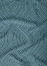 Bavlněné saténové povlečení 140x200 +70x90 - Oko tyrkysové detail