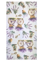 Kuchyňská utěrka bavlněná 37x70 - Levandule kolo