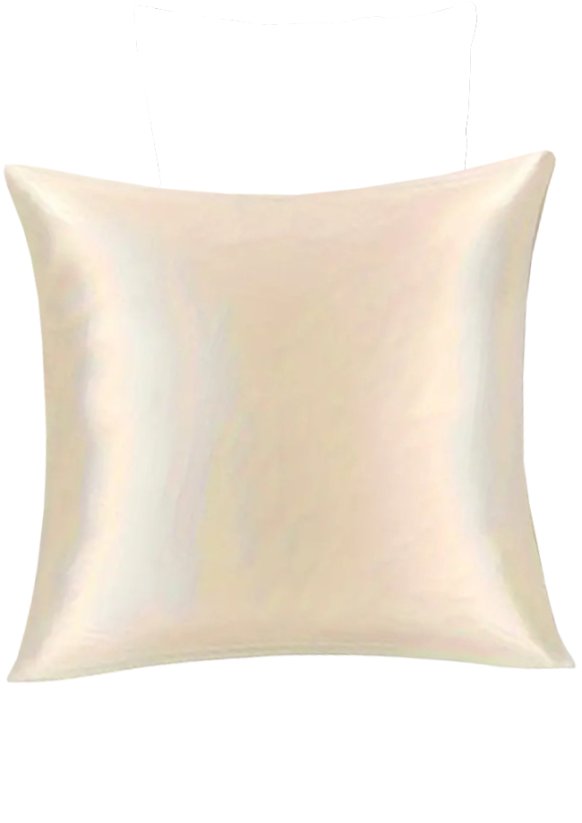 Saténový povlak 40x40cm - krémový