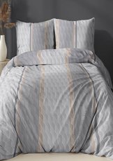 Flanelové povlečení 140x200 + 70x90 - Geometrie šedá Flanelové povlečení 140x200 + 70x90 - Geometrie šedá