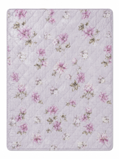 Přikrývka MILANO 160x200 Letní 250g - Velké květy fialové na světle fialové
