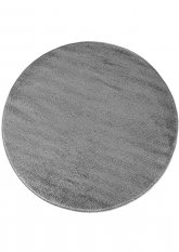 Kusový koberec kulatý PORTOFINO šedý