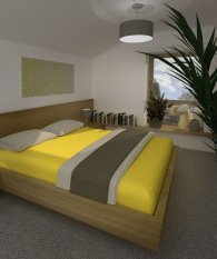 Prostěradlo froté 90x200 žluto/oranžové 4sleep Prostěradlo froté 90x200 žluto/oranžové 4sleep