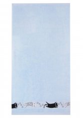 Dětský ručník 30x50cm froté kočičky na světle modré