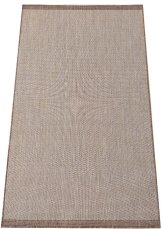 Kusový koberec ZARA 14 hnědý oboustranný