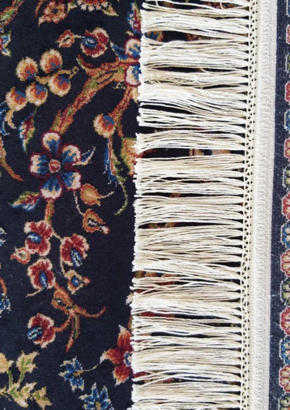 Kusový koberec QUM SILK 11 - modrý