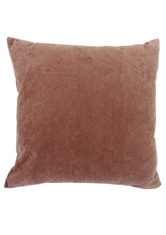 Dekorační povlak na polštářek 40x40cm s zipem suedine camel 1022