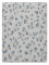 Přikrývka MILANO 160x200 Letní 250g - Lístečky modré na šedé