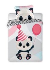 Dětské povlečení Panda 100x135+40x60cm bavlna Dětské povlečení Panda 100x135+40x60cm bavlna
