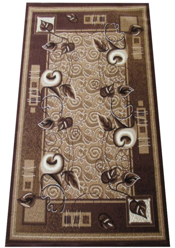 Kusový koberec ALFA hnědý  11