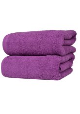 Jednobarevná osuška froté 70x140cm - Rubín fialový 25