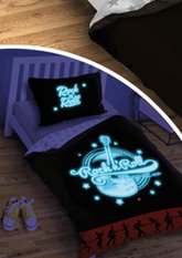 Bavlněné povlečení 140x200 + 70x90cm - Fluo rock 