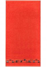 Dětský froté ručník 30x50cm lumpíci červení