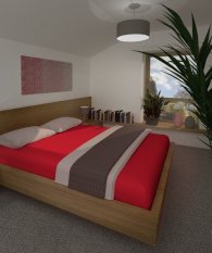 Prostěradlo Jersey s gumičkou 90x200 červené 4sleep