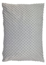 Povlak na polštář 50x70 na zip Minky světle šedý