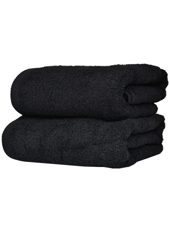 Jednobarevná osuška froté 70x140cm - Rubín černý 30