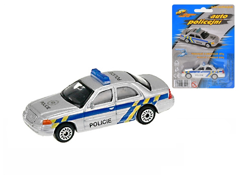 Auto policie 7cm kovové 