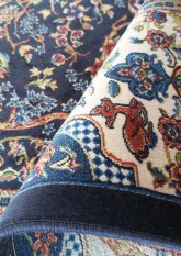 Kusový koberec QUM SILK 11 - modrý