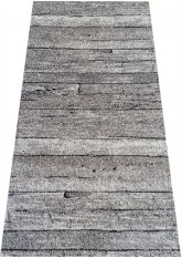 Šedý moderní koberec vhodný do obývacího pokoje nebo kuchyně