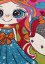 Dětský kusový koberec Princezna a jednorožec