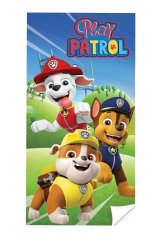 Dětská froté osuška 70x140cm Disney - Psí patrola play louka Dětská froté osuška 70x140cm Disney - Psí patrola play louka