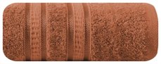 Jednobarevný bamboo osuška Mila 70x140cm - cihlový 