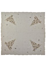 Vánoční ubrus stromečky hnědá 30x45cm Vánoční ubrus stromečky hnědá 30x45cm