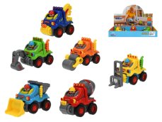 Stavební auto na setrvačník a pohyblivé části