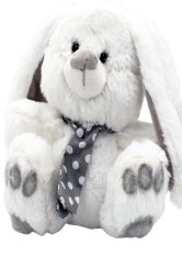 Dětský plyšový zajíček/králíček 30 cm bílý