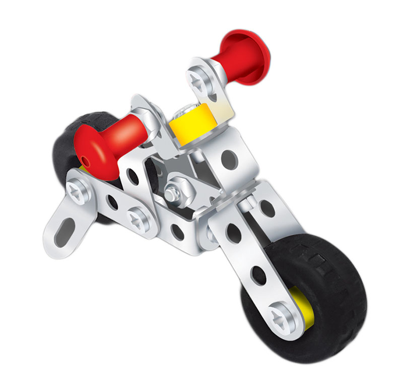 Kovová mini stavebnice Metal models - motorka