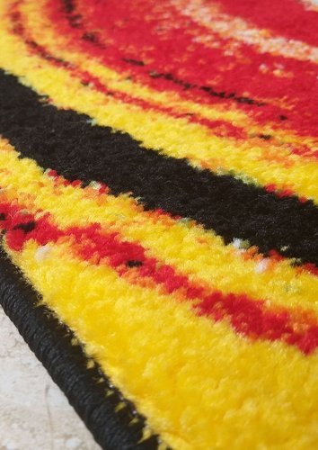 Dětský kusový koberec abstrakce barevná 4sleep detail