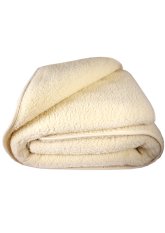 Přikrývka z ovčí vlny Natur, 140x200cm , zimní