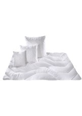 Antialergická přikrývka 140x200 Bamboo normal 1000g prošitá bílá 4sleep