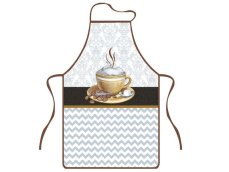 Kuchyňská zástěra - Capucino kostka cukru