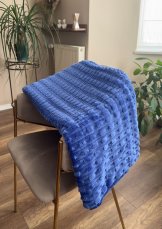 Mikroplyšová deka 220x200cm Viola - modrá jednobarevná Mikroplyšová deka 220x200cm Viola - modrá jednobarevná
