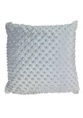 Povlak na polštář 40x40 na zip Minky světle šedý