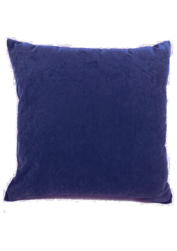 Dekorační povlak na polštářek 40x40cm s zipem suedine cobalt modrá 009