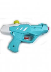 Vodní dětská pistolka 20cm barvy modrá/bílá