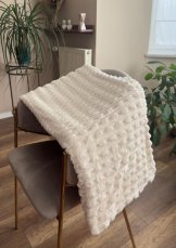 Mikroplyšová deka 220x200cm Viola - smetanová jednobarevná Mikroplyšová deka 220x200cm Viola - smetanová jednobarevná