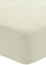 Fleecové prostěradlo s gumičkou 180x200cm - smetanové