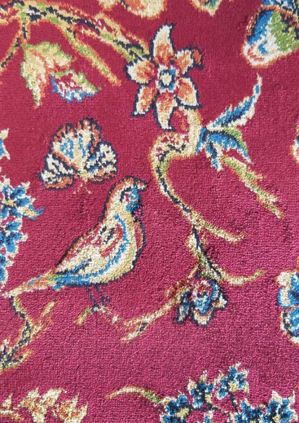 Kusový koberec QUM SILK 11 - červený