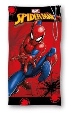 Dětská froté osuška 70x140cm - Marvel Spiderman červený