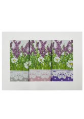 3 dílná sada kuchyňských bavlněných utěrek - Louka 3 dílná sada kuchyňských bavlněných utěrek - Louka