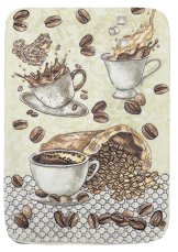 Mikrovlákno utěrka 40x60cm Coffee zrnková káva